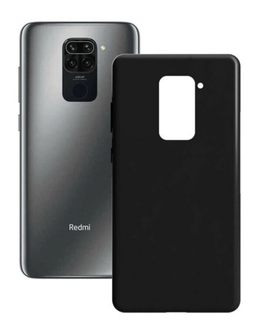 Contact - Capa para Telemóvel Xiaomi Redmi 9 Contact Silk TPU Preto