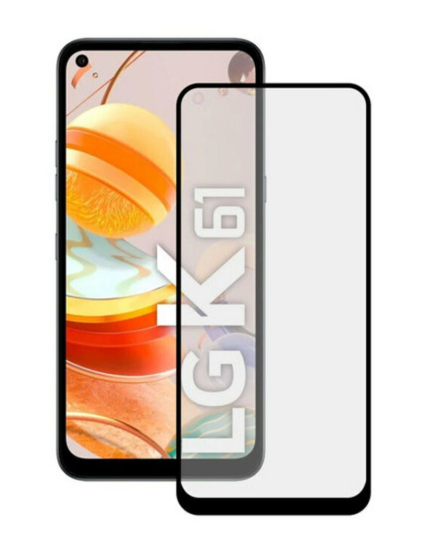 KSIX - Protetor de Ecrã Vidro Temperado LG K61 KSIX Transparente