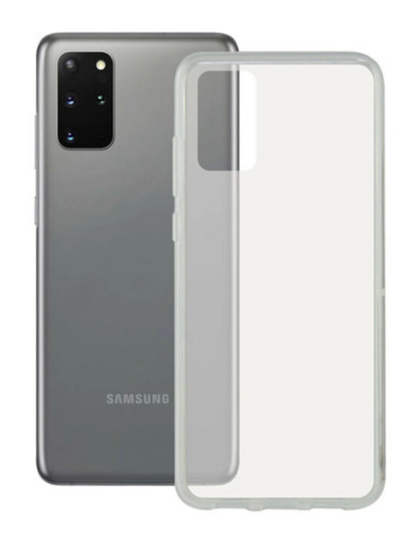 imagem de Capa para Telemóvel Samsung Galaxy S20+ Contact TPU Transparente1