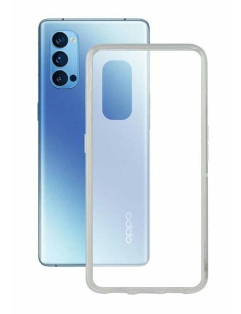 KSIX - Capa Oppo Reno 4 Pro 5G KSIX Flex TPU Transparente