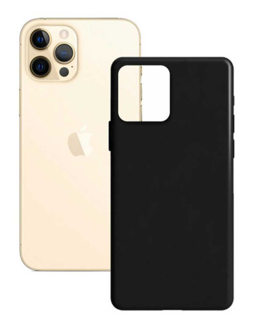 imagem de Capa para Telemóvel KSIX IPHONE 12 PRO Preto iPhone 12, 12 Pro1