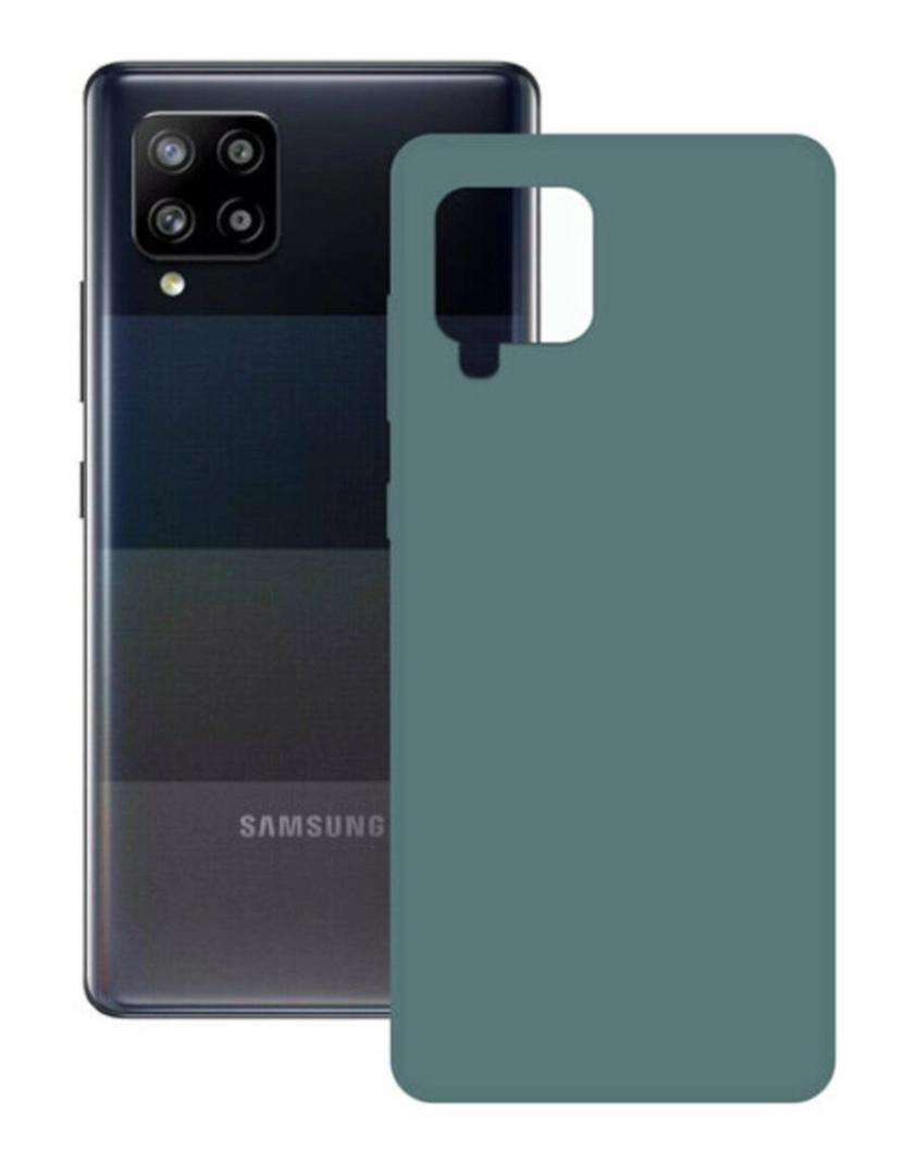 KSIX - Capa para Telemóvel Samsung Galaxy A42 KSIX Silk TPU Verde