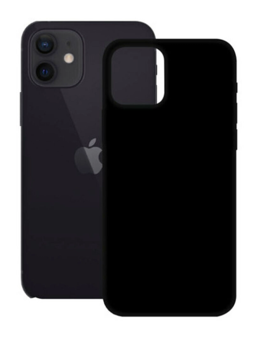 imagem de Capa para Telemóvel Iphone 12 Mini Contact TPU Preto1