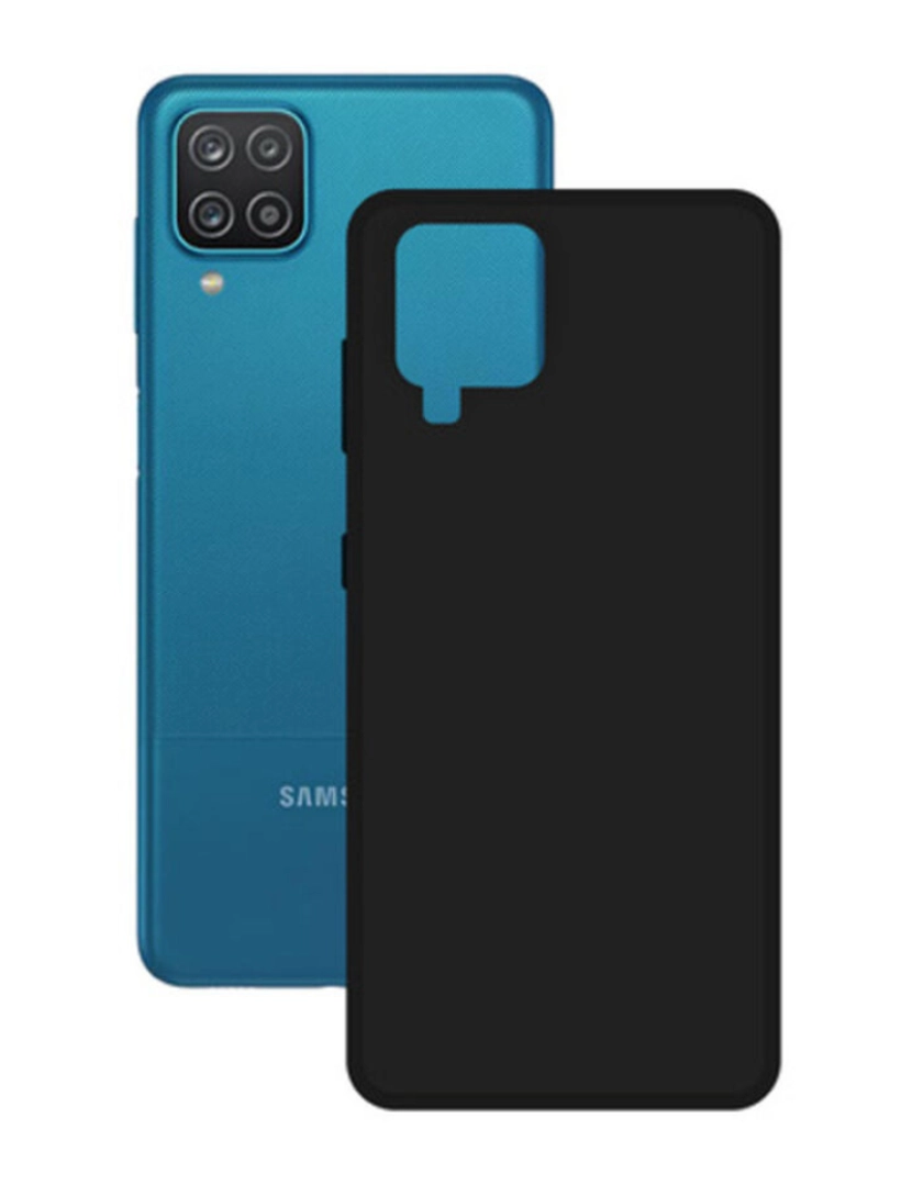 imagem de Capa para Telemóvel Samsung Galaxy A12 Contact TPU Preto1