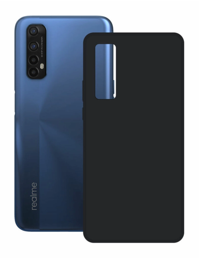 imagem de Capa para Telemóvel KSIX Realme 7 Preto1