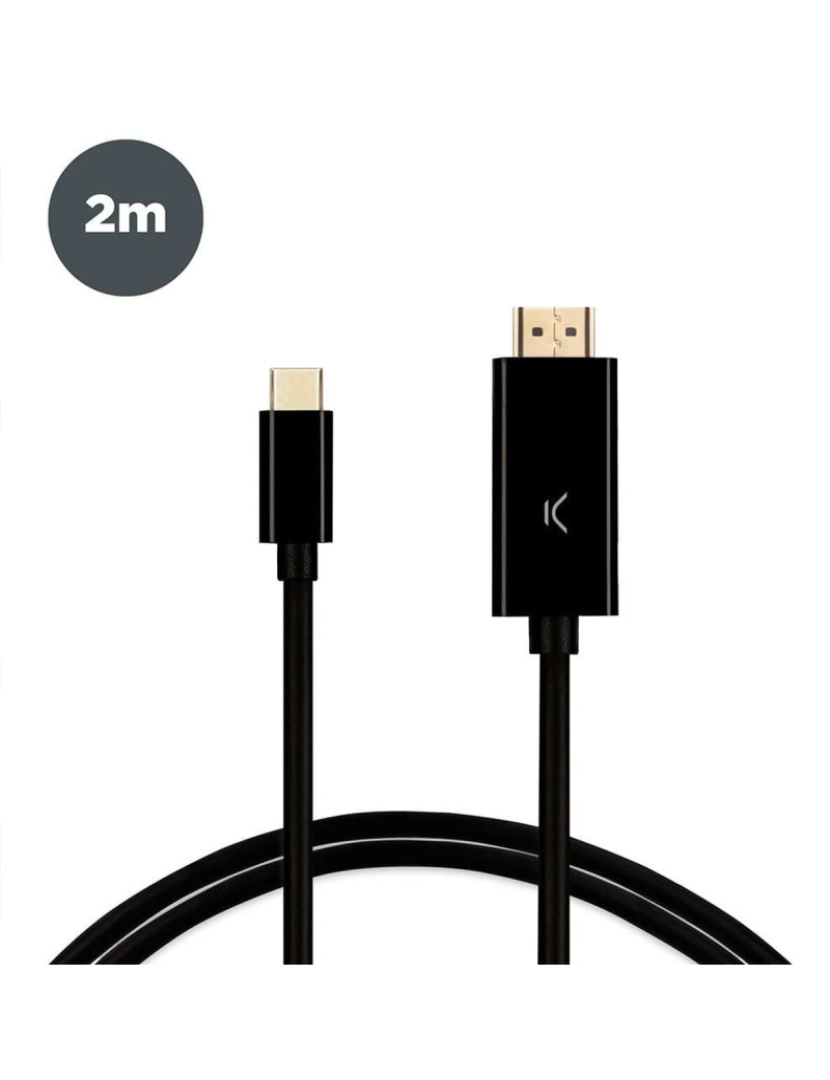 imagem de Adaptador USB C para HDMI KSIX4