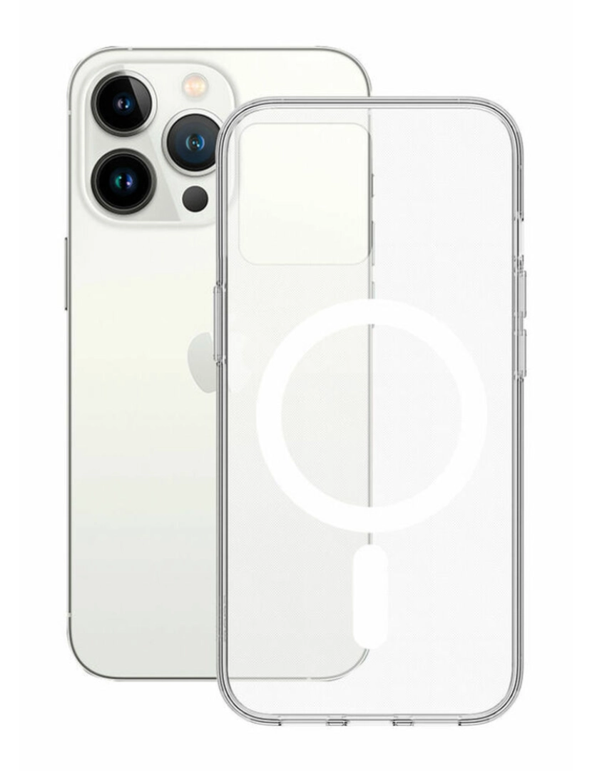 KSIX - Capa para Telemóvel KSIX iPhone 13 Pro Preto Transparente