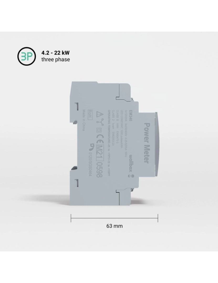 imagem de Atenuador de potência Power Boost Wallbox 65A/EM3405