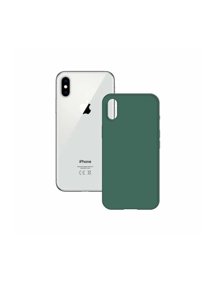 BB - Capa Para Telemóvel Ksix Iphone Xs Max Verde Iphone Xs Max