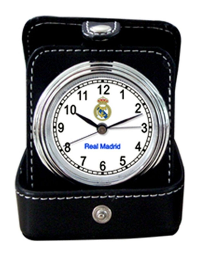 Real Madrid C.f. - Relógio-Despertador Real Madrid C.F. Tamanho de viagem Preto