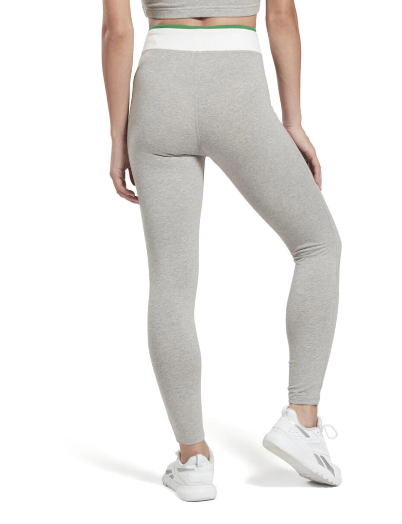 imagem de Leggings de Desporto de Mulher Reebok GRAPHIC TANKRIE HT6263 Cinzento3