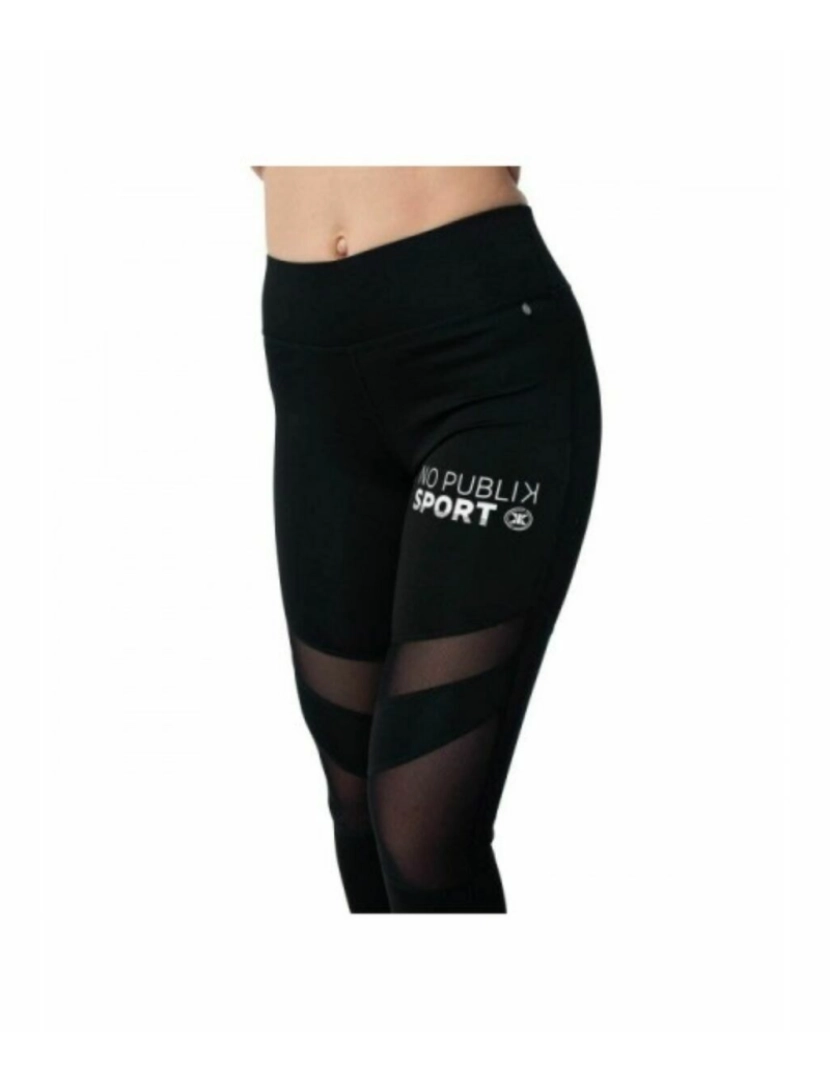 imagem de Leggings de Desporto de Mulher  POEA UNIT CR 2N 10 4 9  Preto3