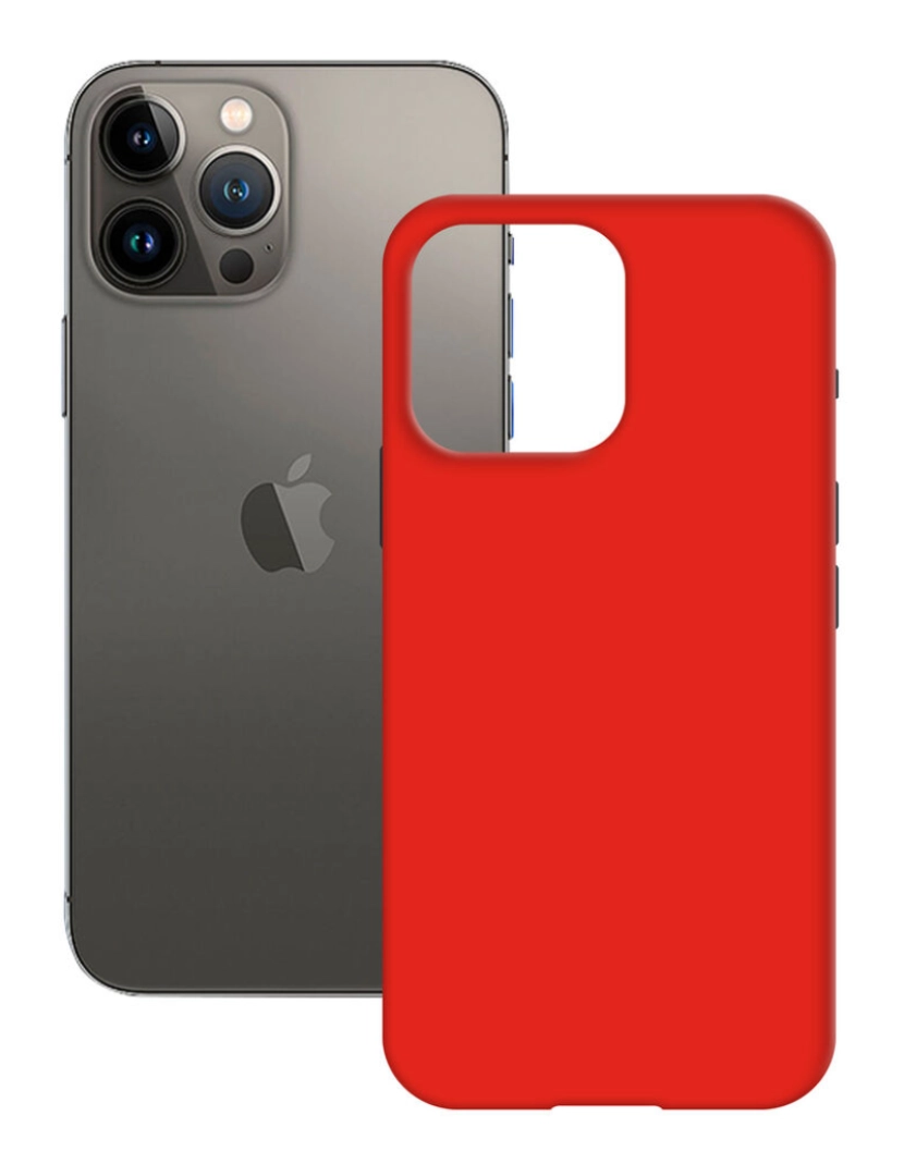 KSIX - Capa para Telemóvel KSIX iPhone 14 Pro Vermelho