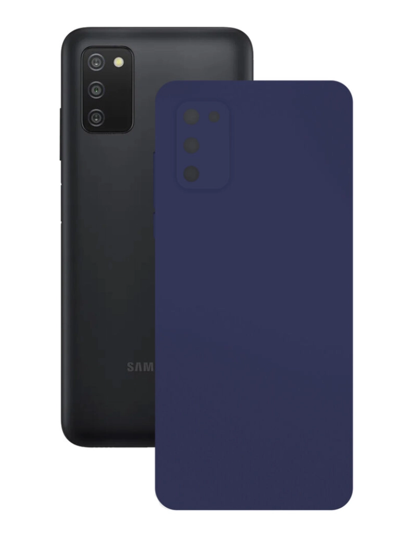 imagem de Capa para Telemóvel KSIX Samsung Galaxy A03S Azul Samsung1