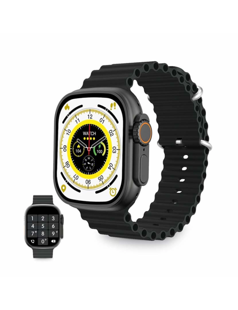 KSIX - Smartwatch Urban Plus 2,05´´ Bluetooth 5.0 270 Mah Preto