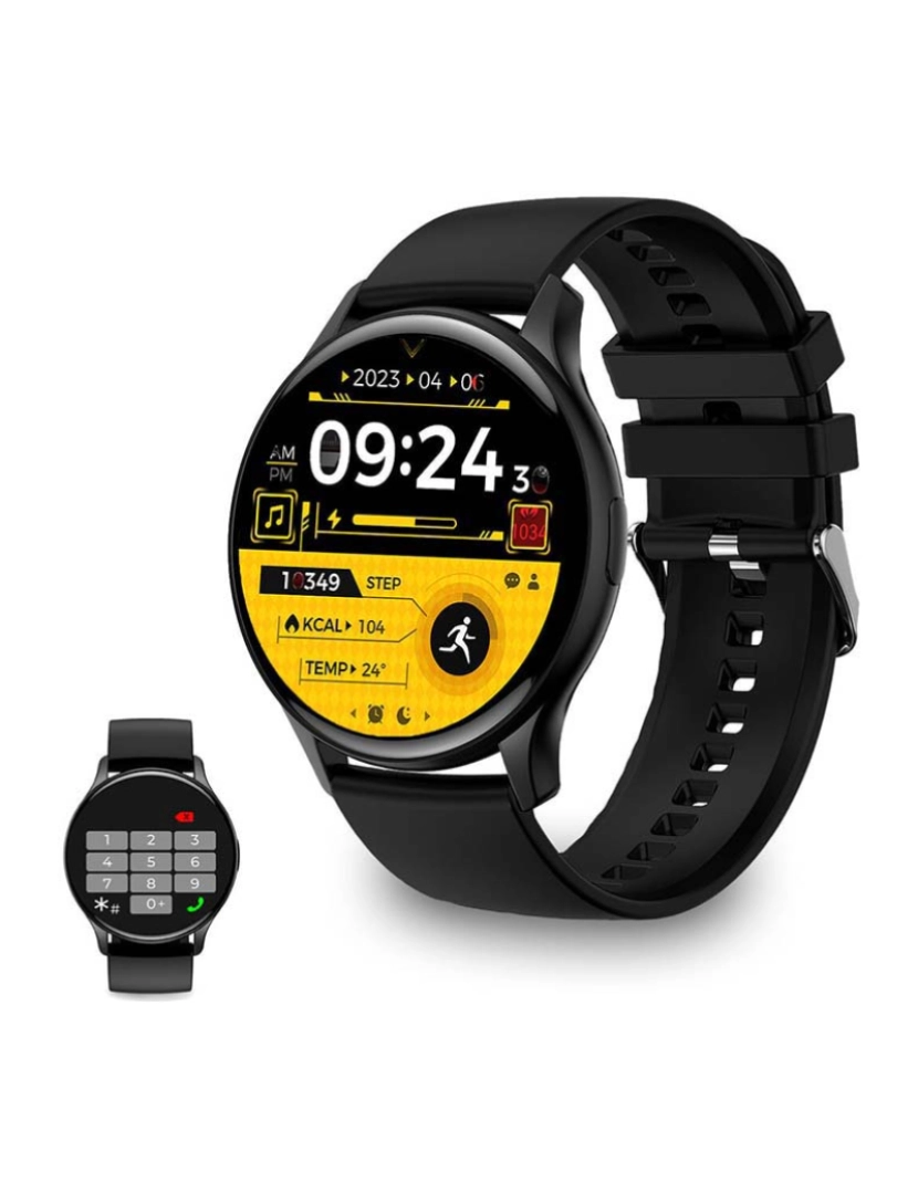 KSIX - Smartwatch Core Preto