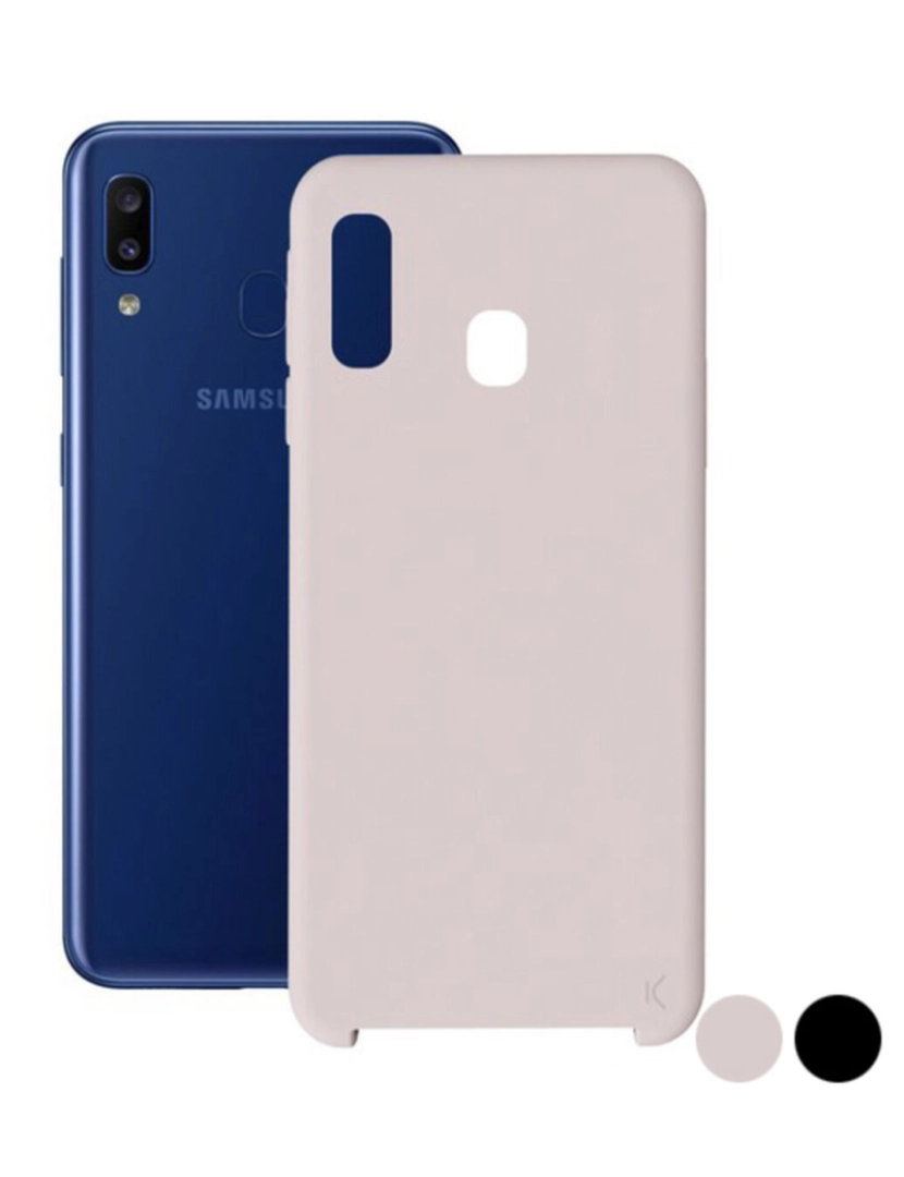 imagem de Capa para Telemóvel Samsung Galaxy A20 KSIX Soft Samsung Galaxy A20 Samsung2