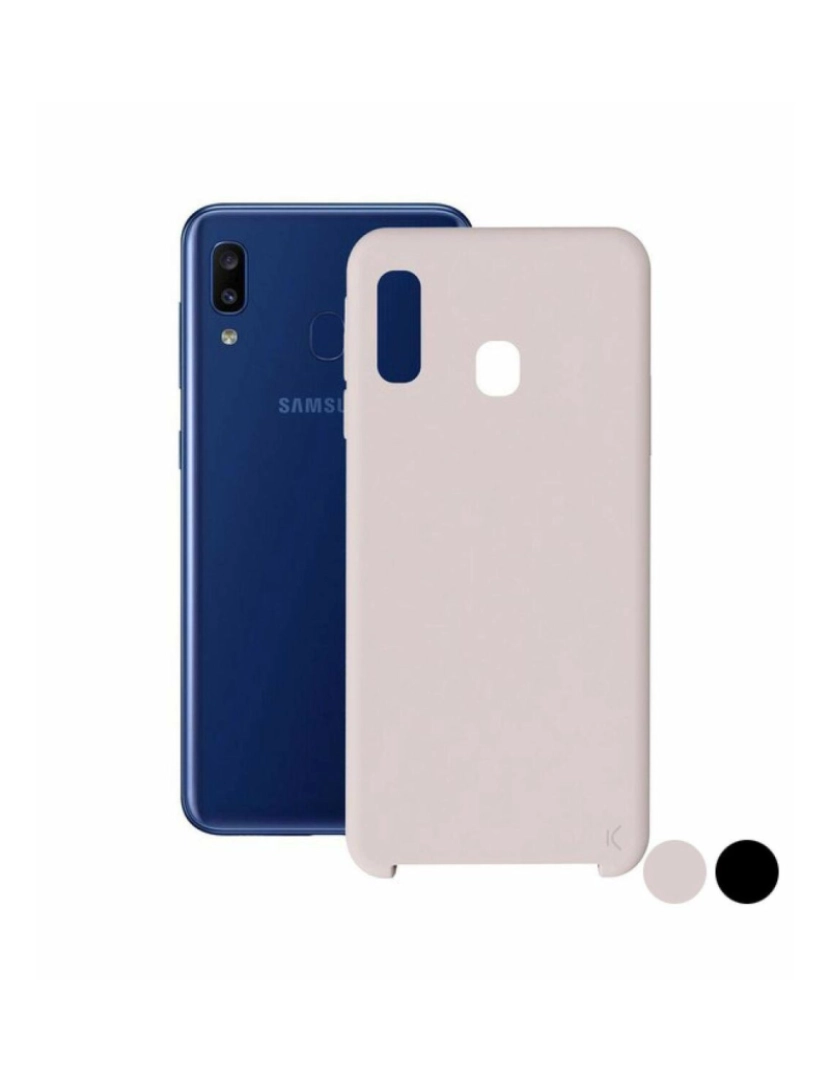 imagem de Capa para Telemóvel Samsung Galaxy A20 KSIX Soft Samsung Galaxy A20 Samsung3