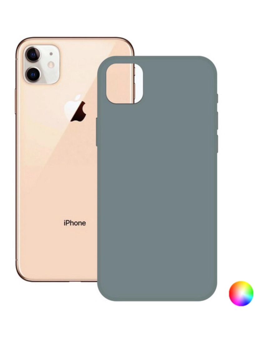 imagem de Capa para Telemóvel iPhone 12 Pro KSIX Soft Silicone iPhone 12, 12 Pro1