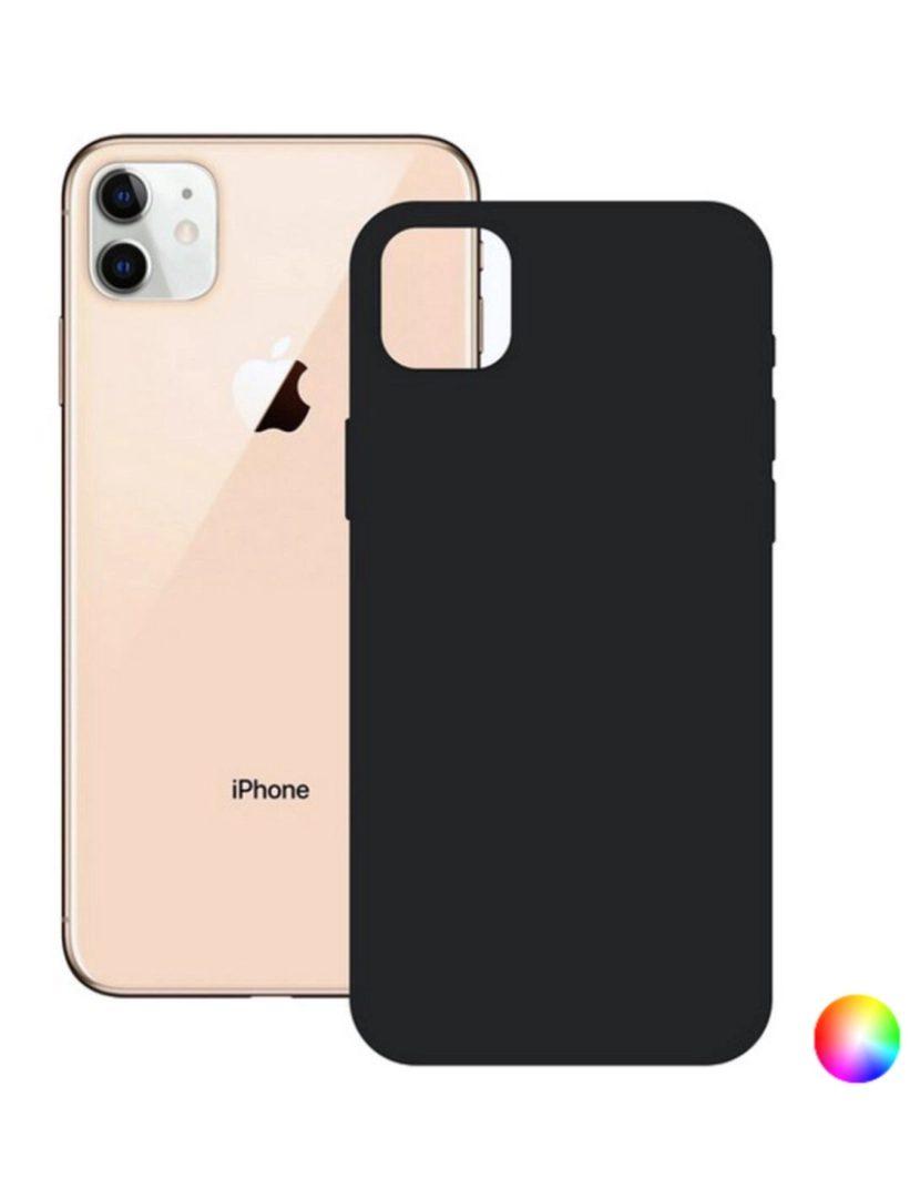 imagem de Capa para Telemóvel iPhone 12 KSIX Soft Silicone iPhone 12 Mini1