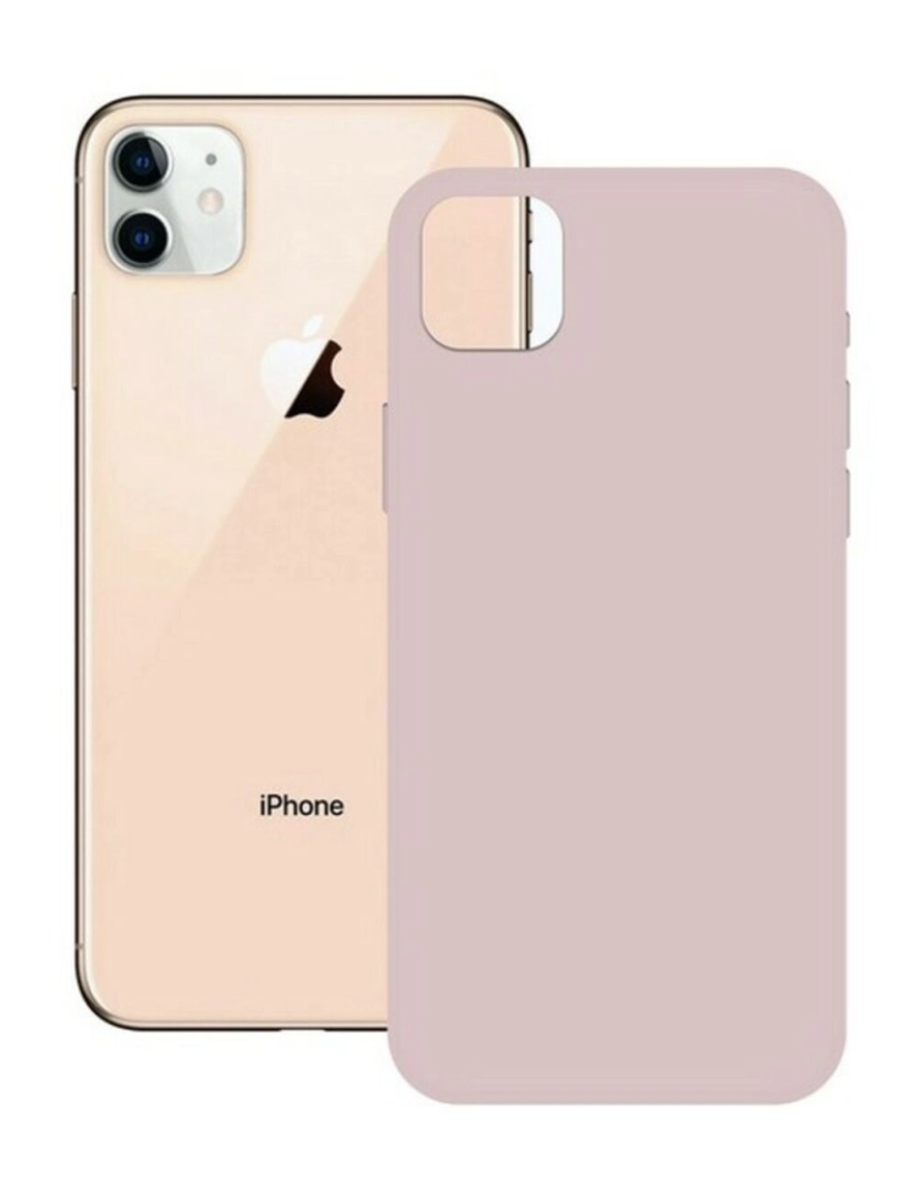 imagem de Capa para Telemóvel iPhone 12 KSIX Soft Silicone iPhone 12 Mini3