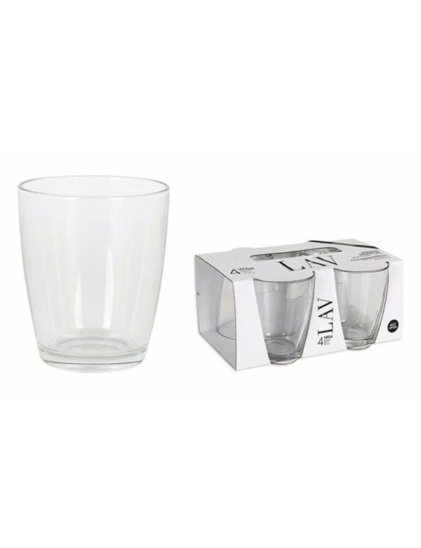 imagem de Conjunto de Copos LAV Vega 340 ml Cristal (4 uds) (340 cc)1