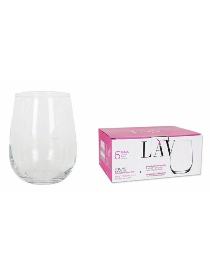 imagem de Conjunto de Copos LAV Gaia (6 uds) (475 ml)1