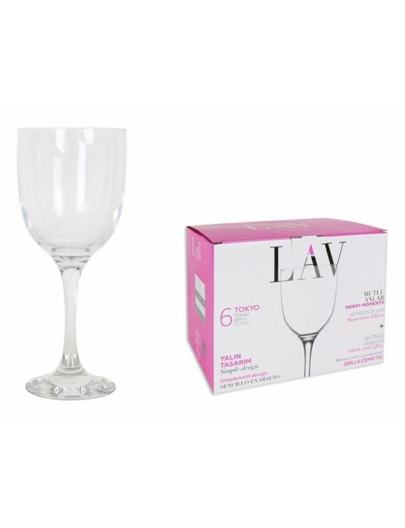 LAV - Conjunto de Copos LAV Tokyo (6 uds) (365 ml)