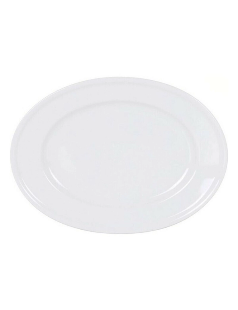 imagem de Recipiente de Cozinha Olympia Oval Porcelana Branco (31 cm)1