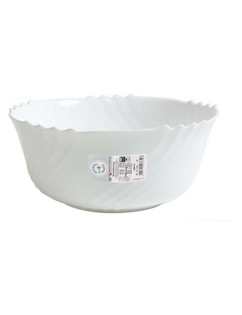 Bormioli Rocco - Saladeira Ebro Branco Vidro 23 cm