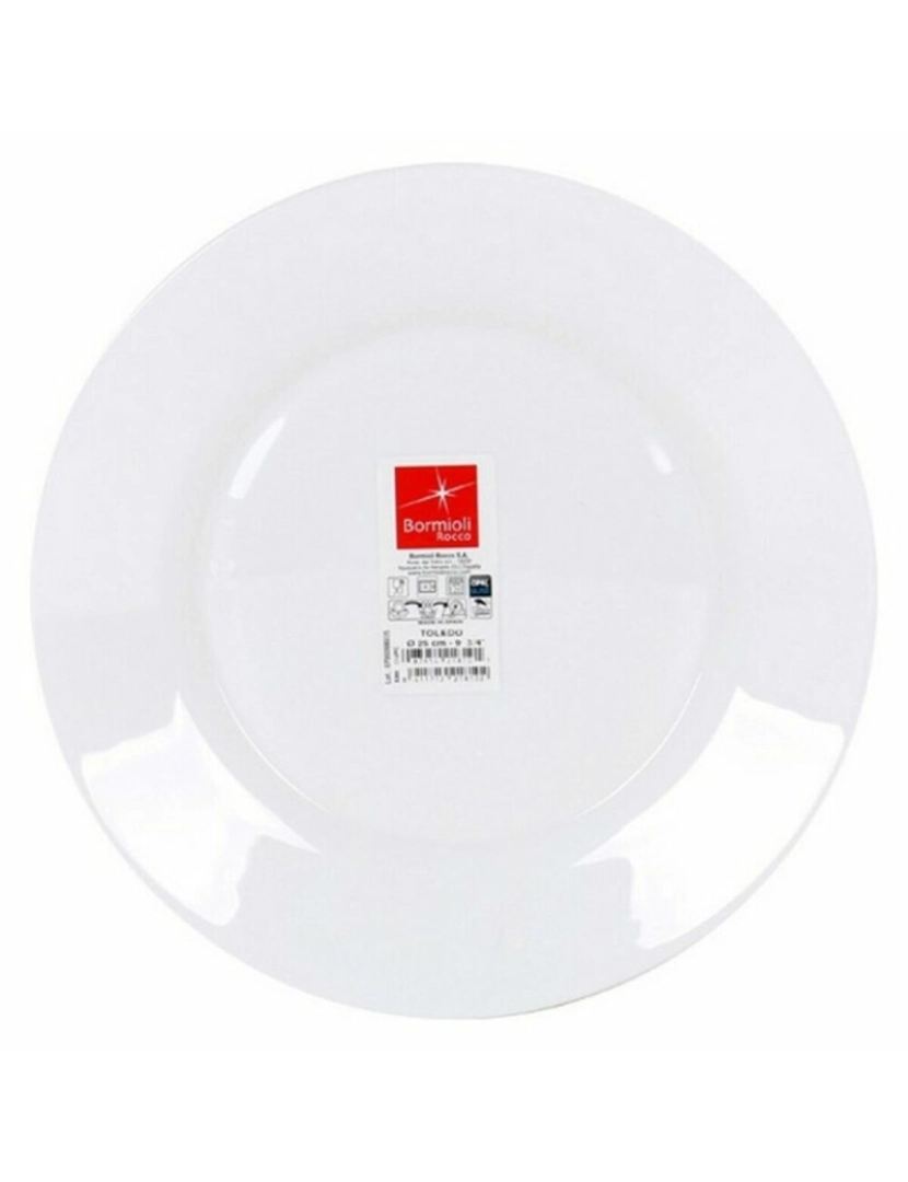 imagem de Prato de Jantar Bormioli 105119 (ø 25 cm) (Pack 6 uds)1