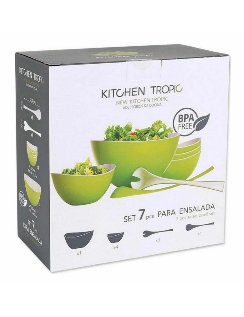 imagem de Conjunto de Louça Kitchen Tropic Saladas 7 Peças1