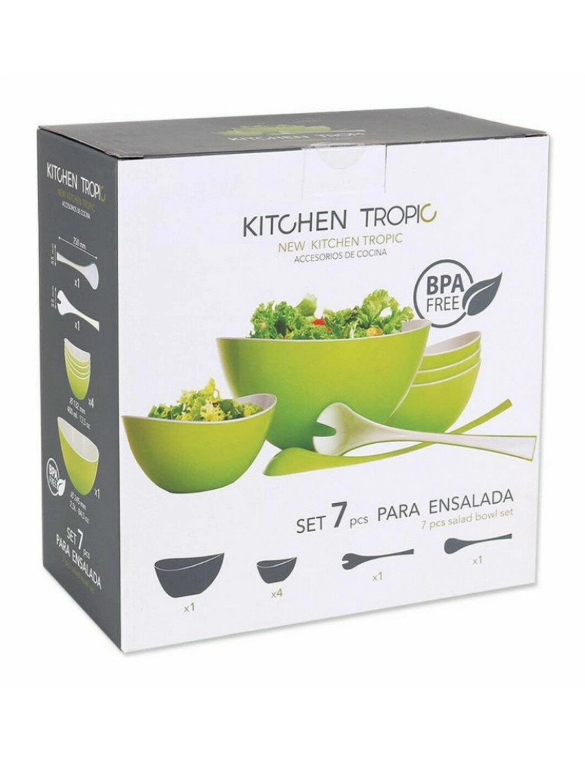 imagem de Conjunto de Louça Kitchen Tropic Saladas 7 Peças2