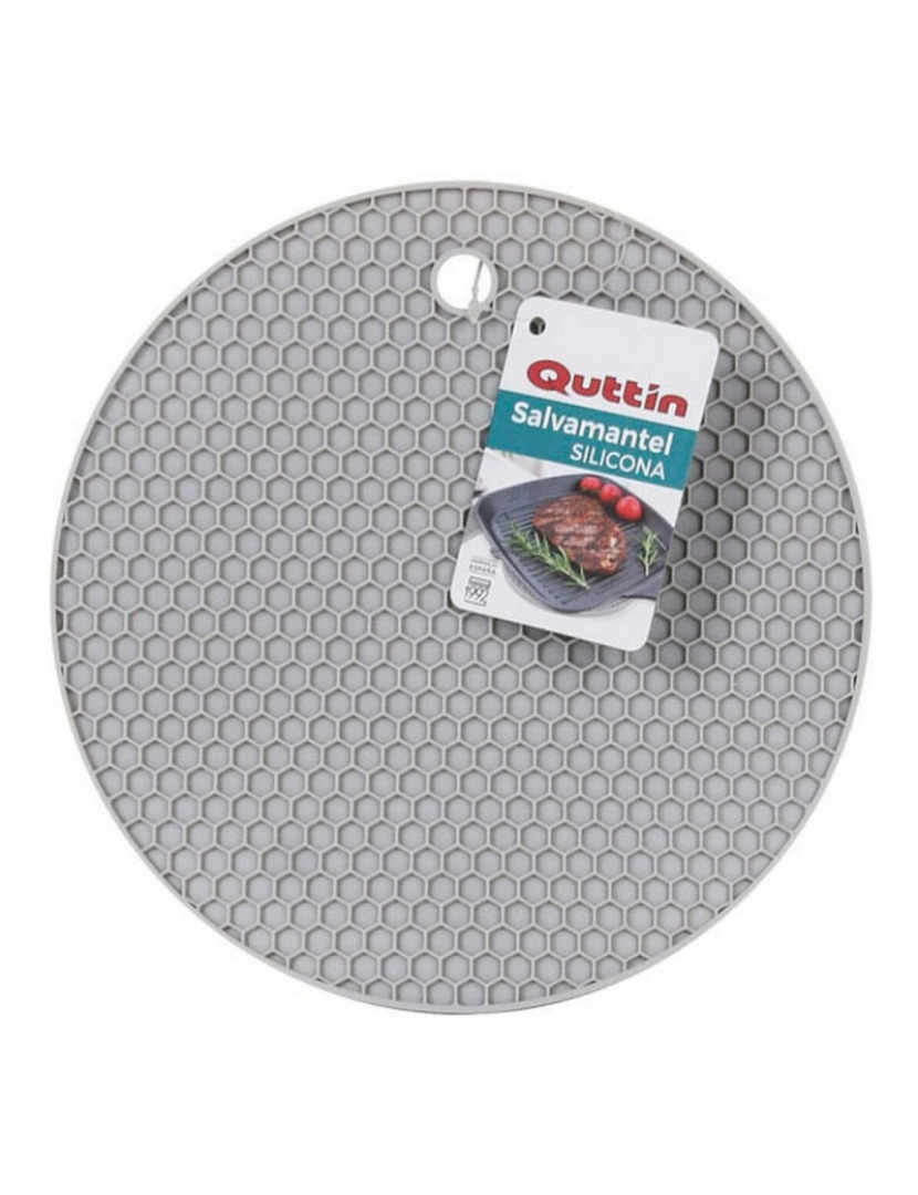 Quttin - Fruteira Quttin Cinzento Silicone (18,2 x 0,6 cm)