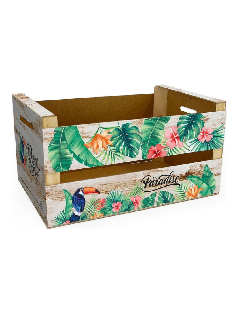 Confortime - Caixa de Armazenagem Confortime Paradise Brilho Tropical (44 x 24,5 x 23 cm)