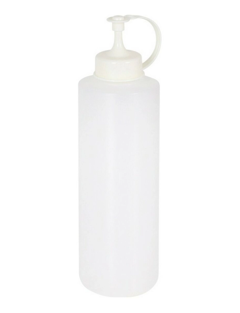 imagem de Frasco para Molhos Qlux Branco Plástico (600 ml)1