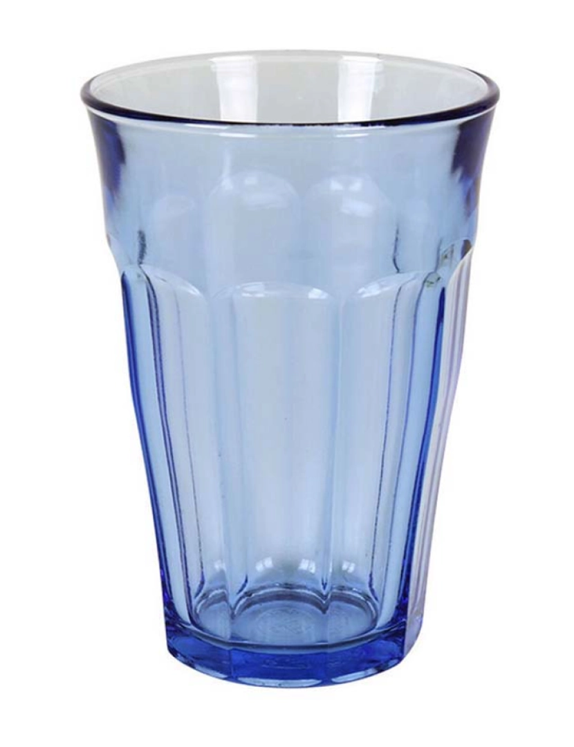 Duralex - Conjunto de Copos Duralex Picardie Azul 360 ml Ø 8,8 x 12,4 cm (4 Unidades)