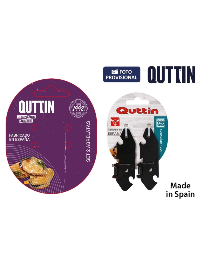 imagem de Abre-latas Quttin Quttin 8 x 3 cm (2 Unidades)1