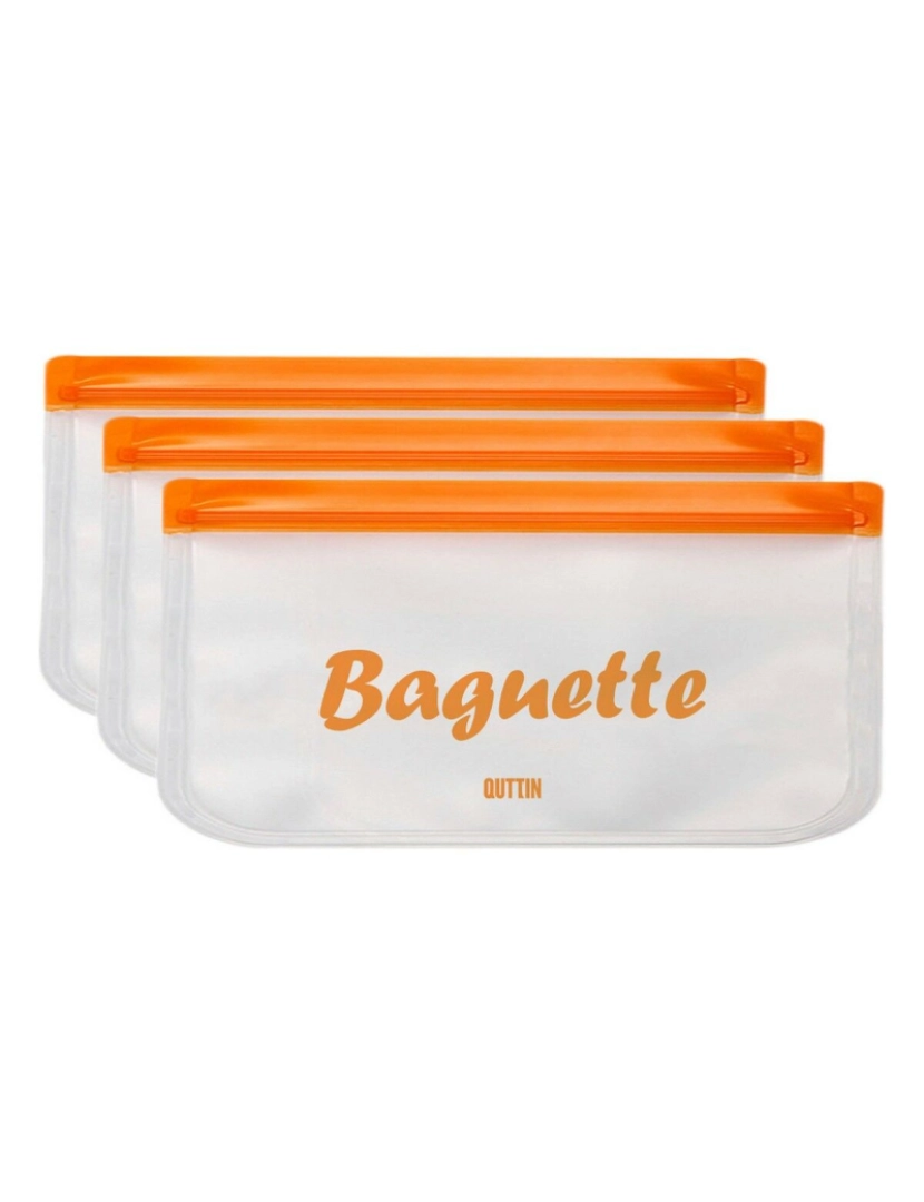 imagem de Saco Reutilizável para Alimentos Quttin 30 x 15 cm (3 Unidades)2