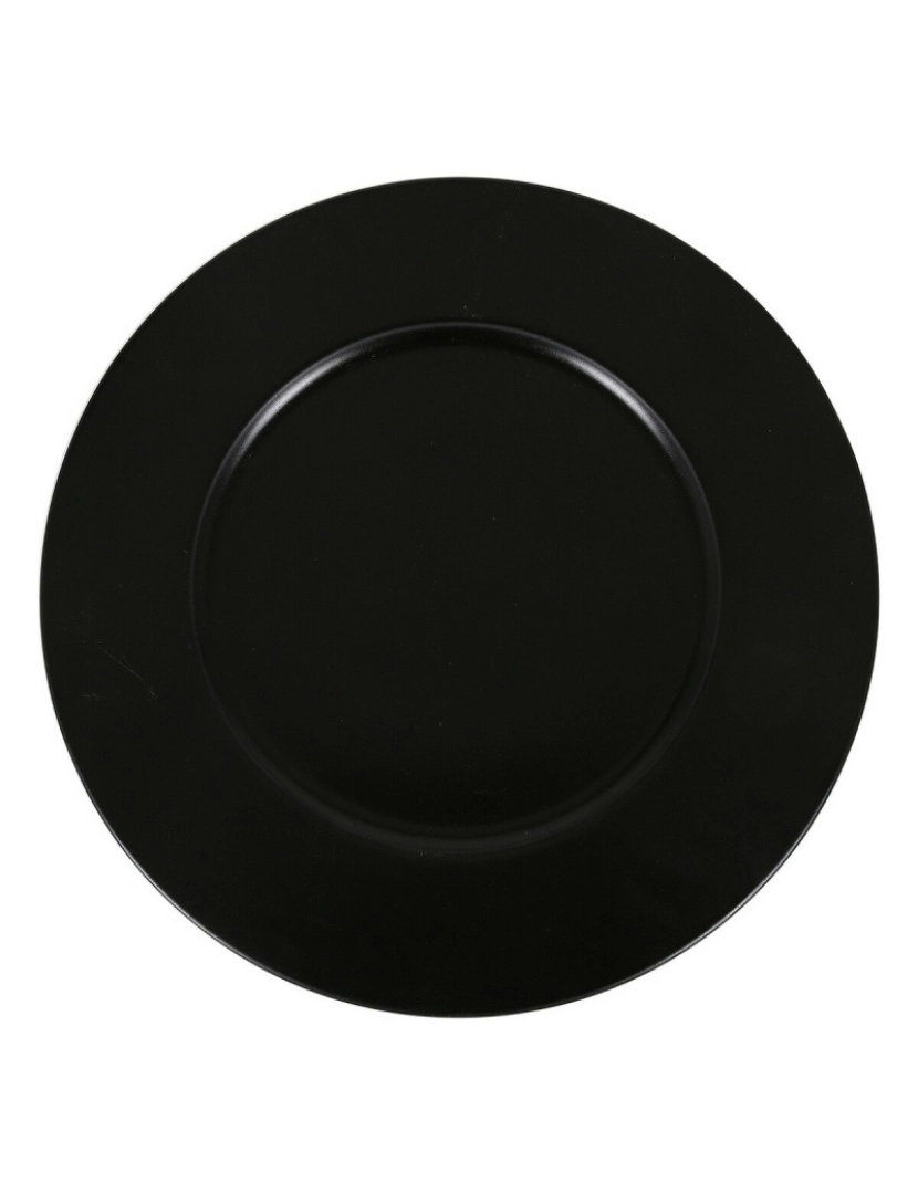 Inde - Sousplat Inde Neat Preto Porcelana Ø 32 cm