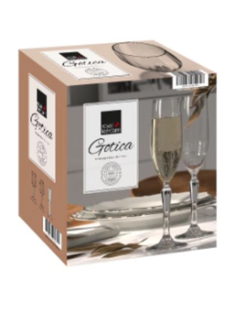 imagem de Conjunto de Copos Royal Leerdam Gotica 210 ml champagne (6 Unidades)2