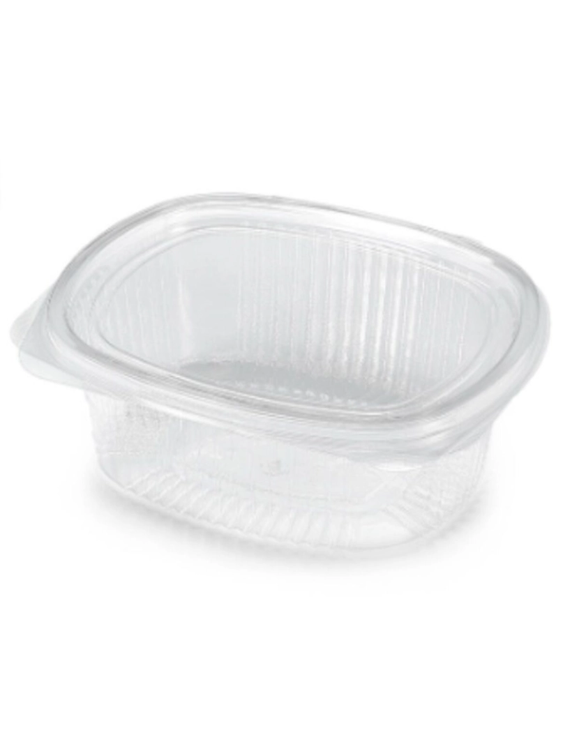 imagem de Recipiente para Conservar Alimentos Algon Transparente 1 L Reutilizável 19 x 16 x 6,5 cm Oval1