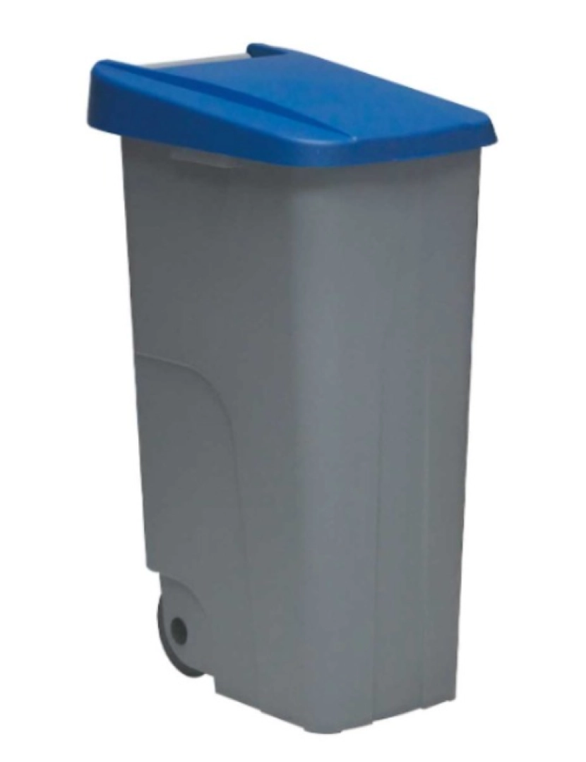 imagem de Caixote do Lixo com Rodas Denox 85 L 42 x 57 x 76 cm Azul1