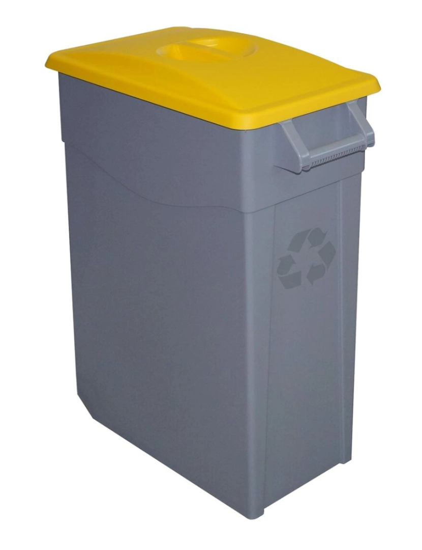 Denox - Caixote de Lixo para Reciclagem Denox 65 L Amarelo