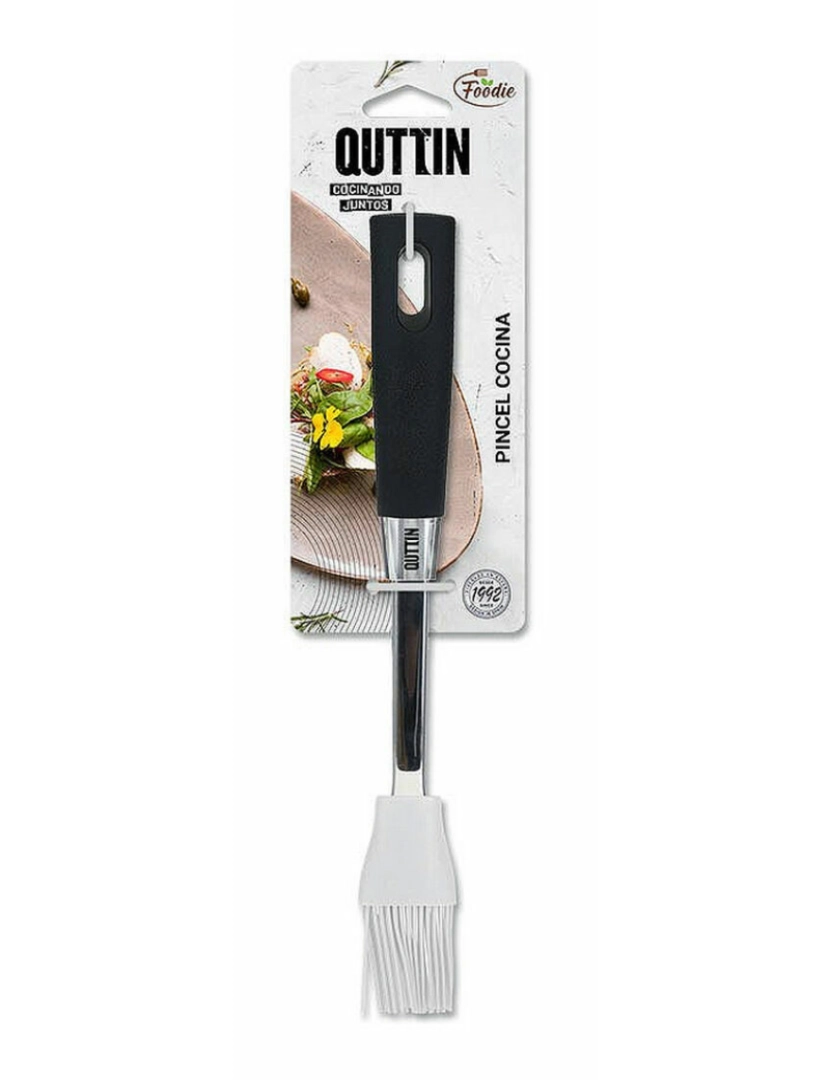 imagem de Pincel de Silicone Quttin Foodie Preto 28 x 4 cm2