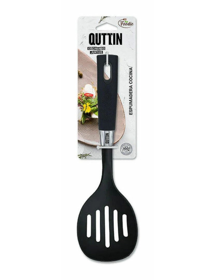 imagem de Escumadeira Quttin Foodie Preto Nylon 34,2 x 10,7 cm2