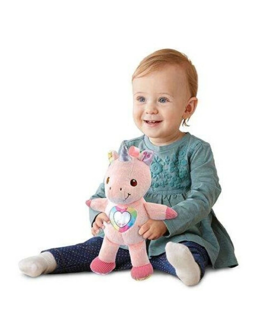 imagem de Peluche com Som Unicorn Vtech (ES) (20 x 28 x 12 cm)3