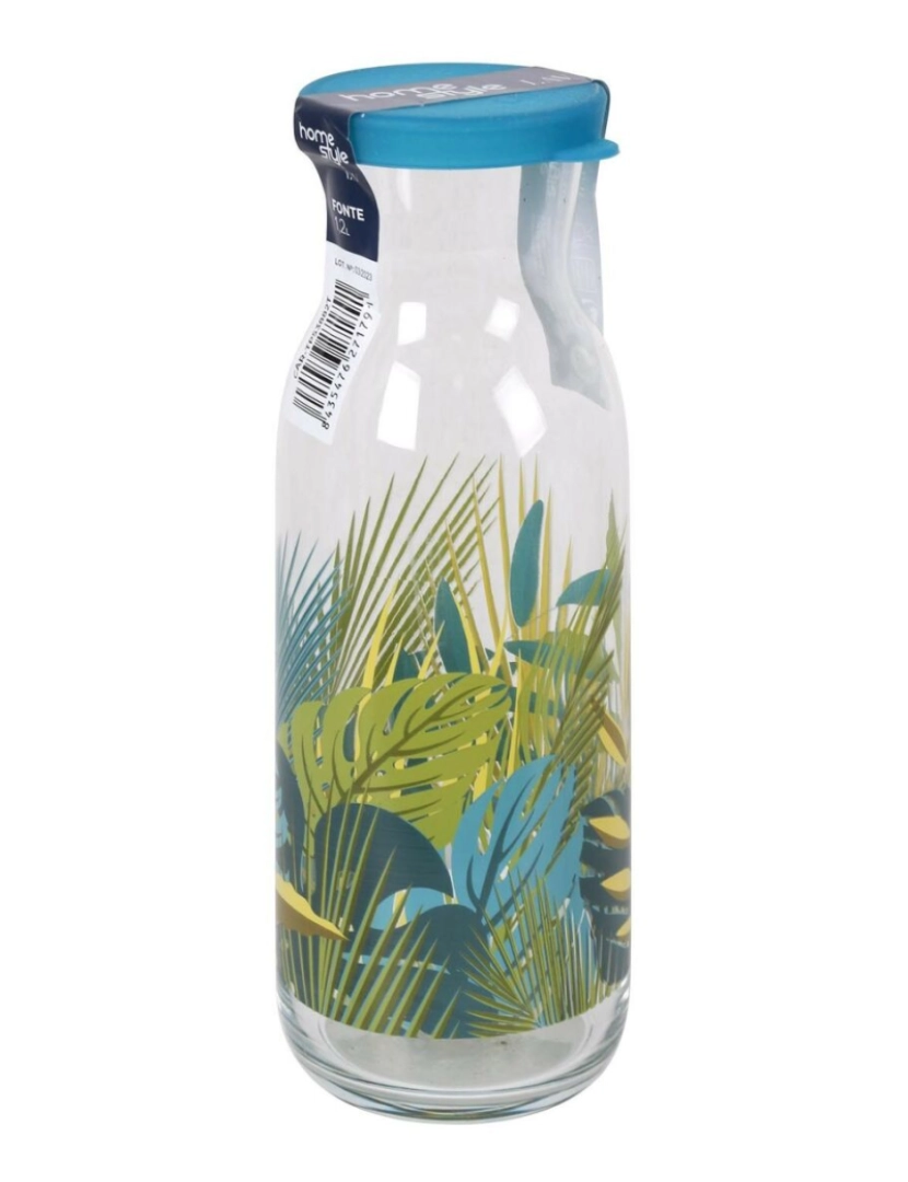 imagem de Garrafa de Vidro Home Style Tropic Com tampa 1,2 L1