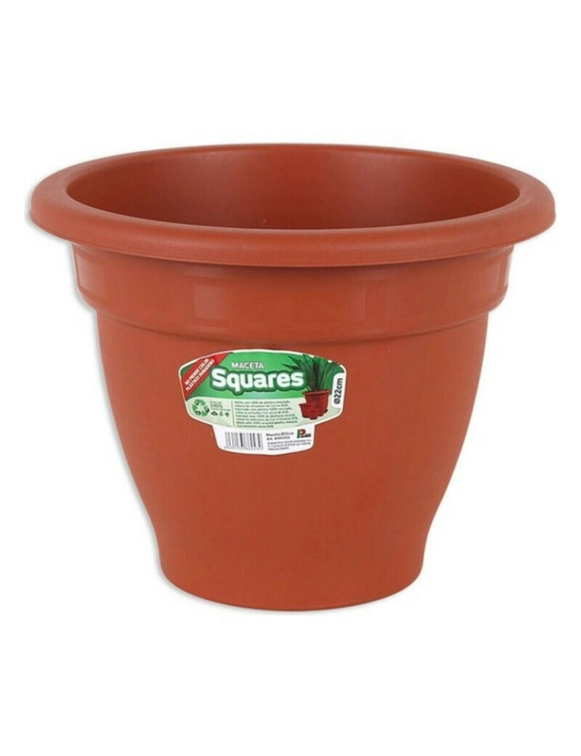 imagem de Vaso Squares Dem   Castanho4