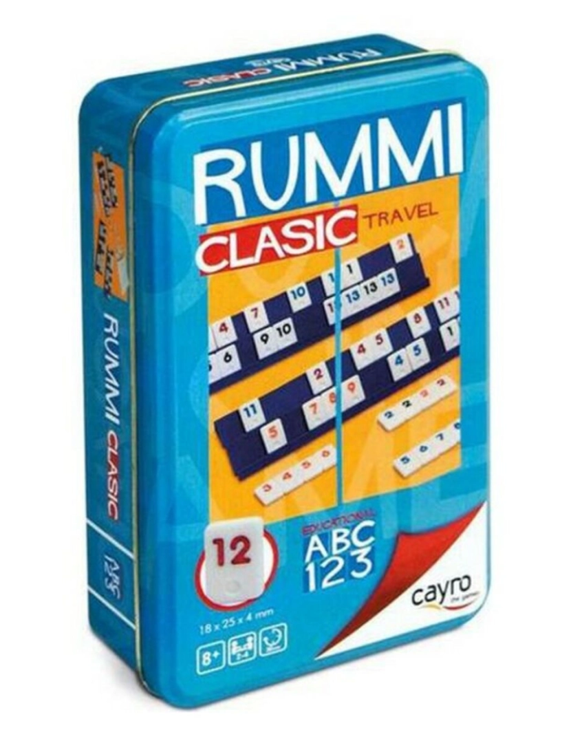 Cayro - Jogo de Mesa Rummi Classic Travel Cayro 150-755 11,5 x 19,5 cm